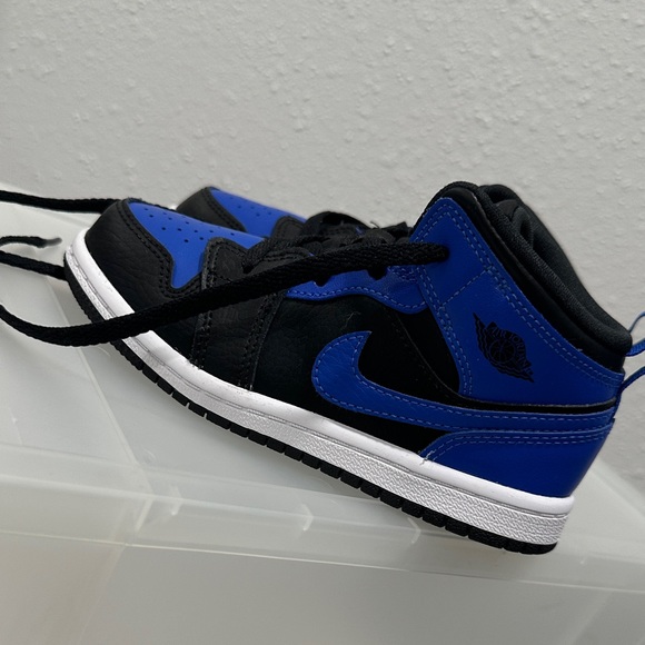 Nike Jordans - Kids Black and Blue Sneakers - Picture 2 of 6